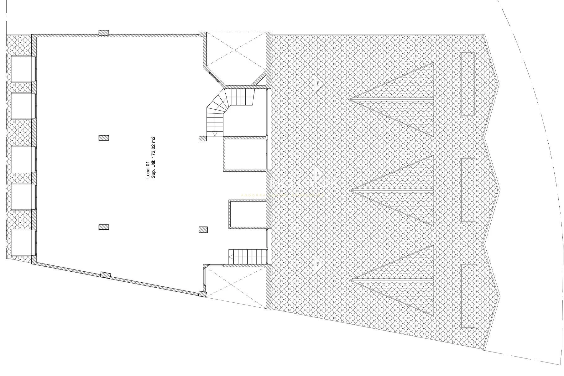 Double floor to rent as a professional office in Escaldes 17