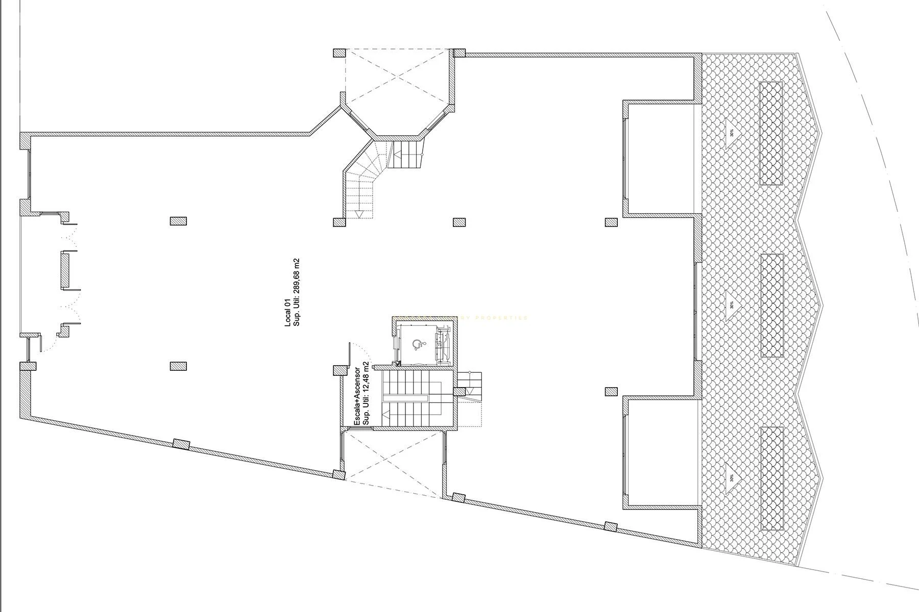 Double floor to rent as a professional office in Escaldes 18