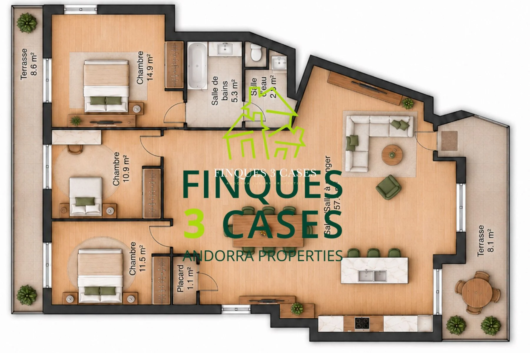 Appartement à vendre au centre de La Massana 7